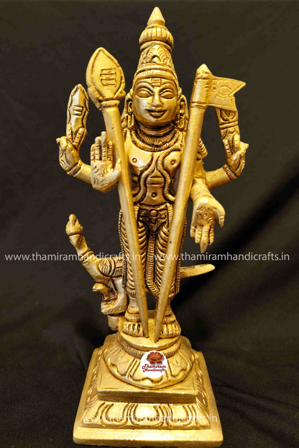 Brass 6" Murugar statue