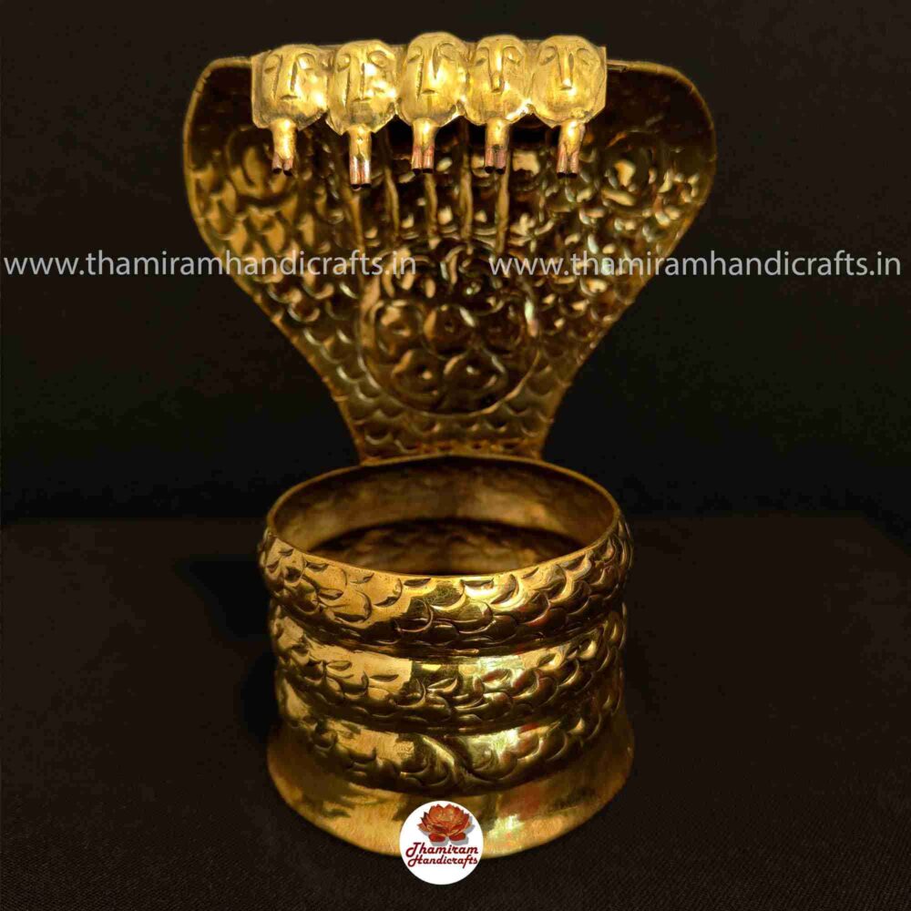 Brass Hollow Nagabaranam for Home