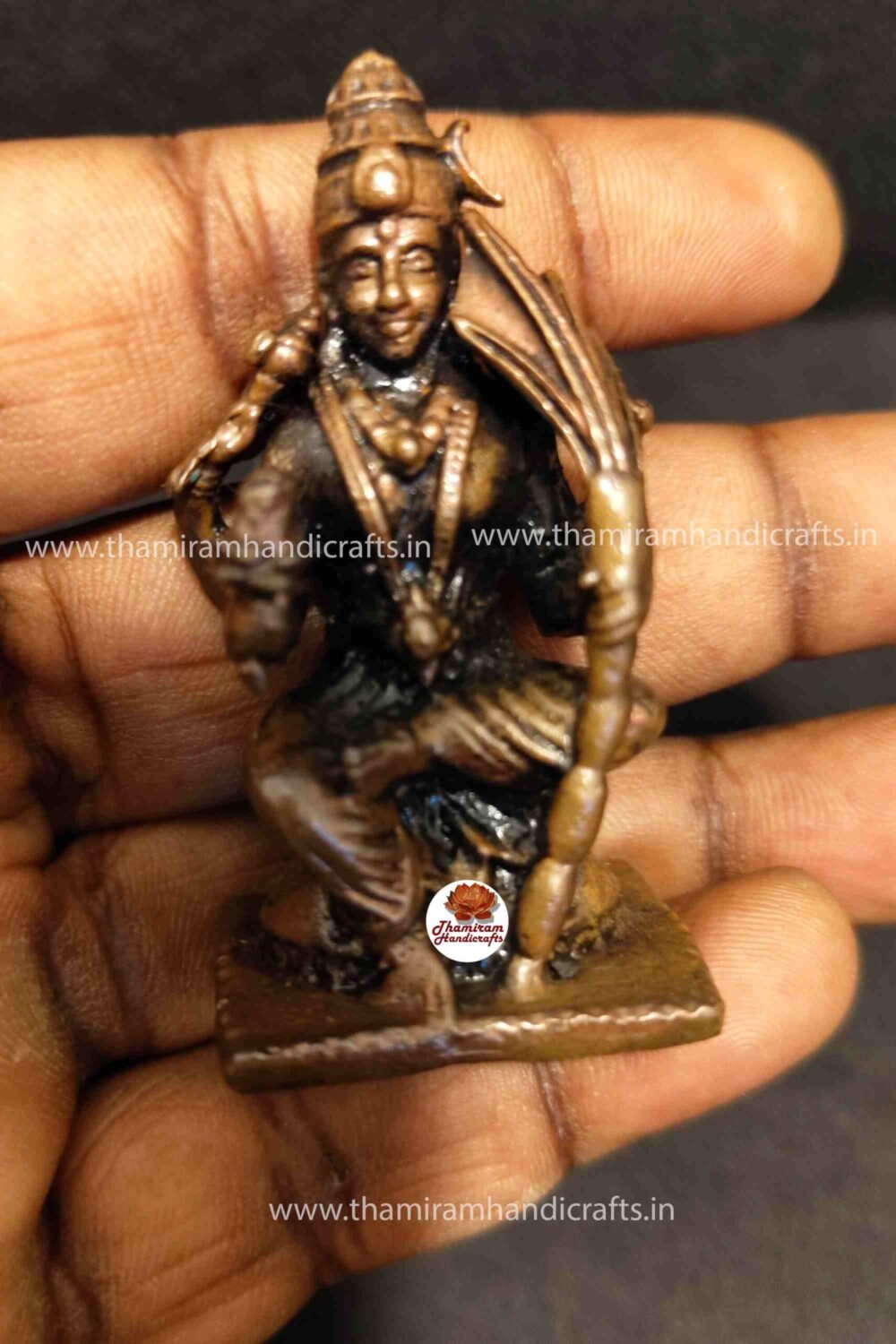 Copper Lalitha Devi Statue