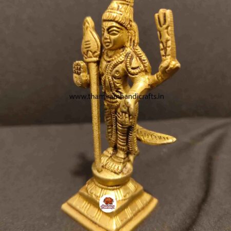 Brass murugan statue