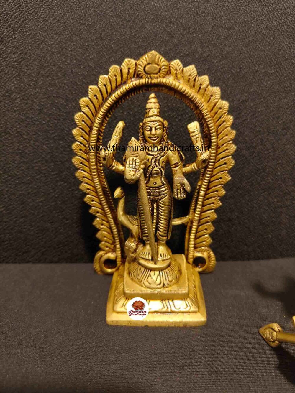 Antique Brass Murugan Idol