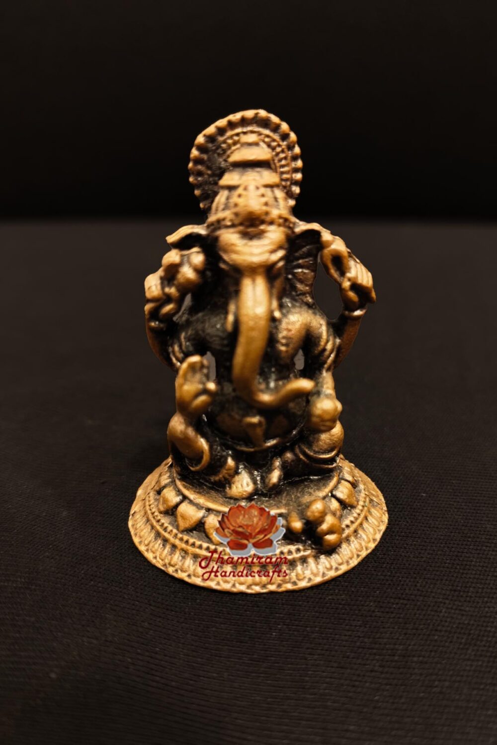 copper ganesh idol