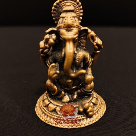 copper ganesh idol