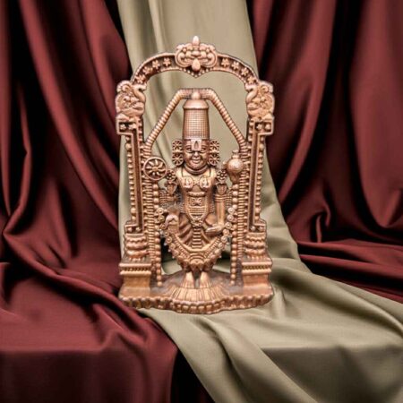 copper balaji statue