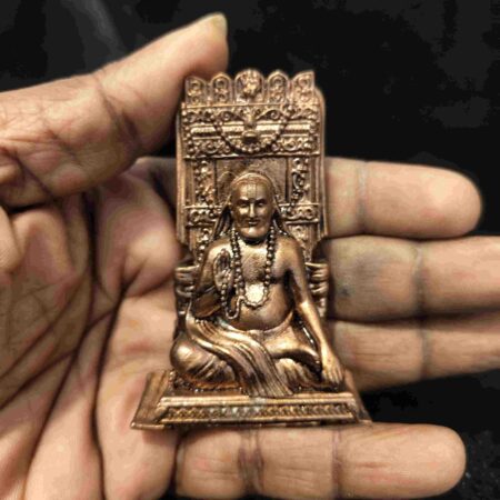 Copper Ragavendrar Idol
